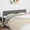 VidaXL 2x Headboards Bedroom Furniture Bed Accessories Single Bed Heads Interior Bed Frame Heads Dark Grey 346383