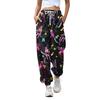 Women's Casual Fashion Print Casual Drawstring Elasticated Waist Drawstring Pants
