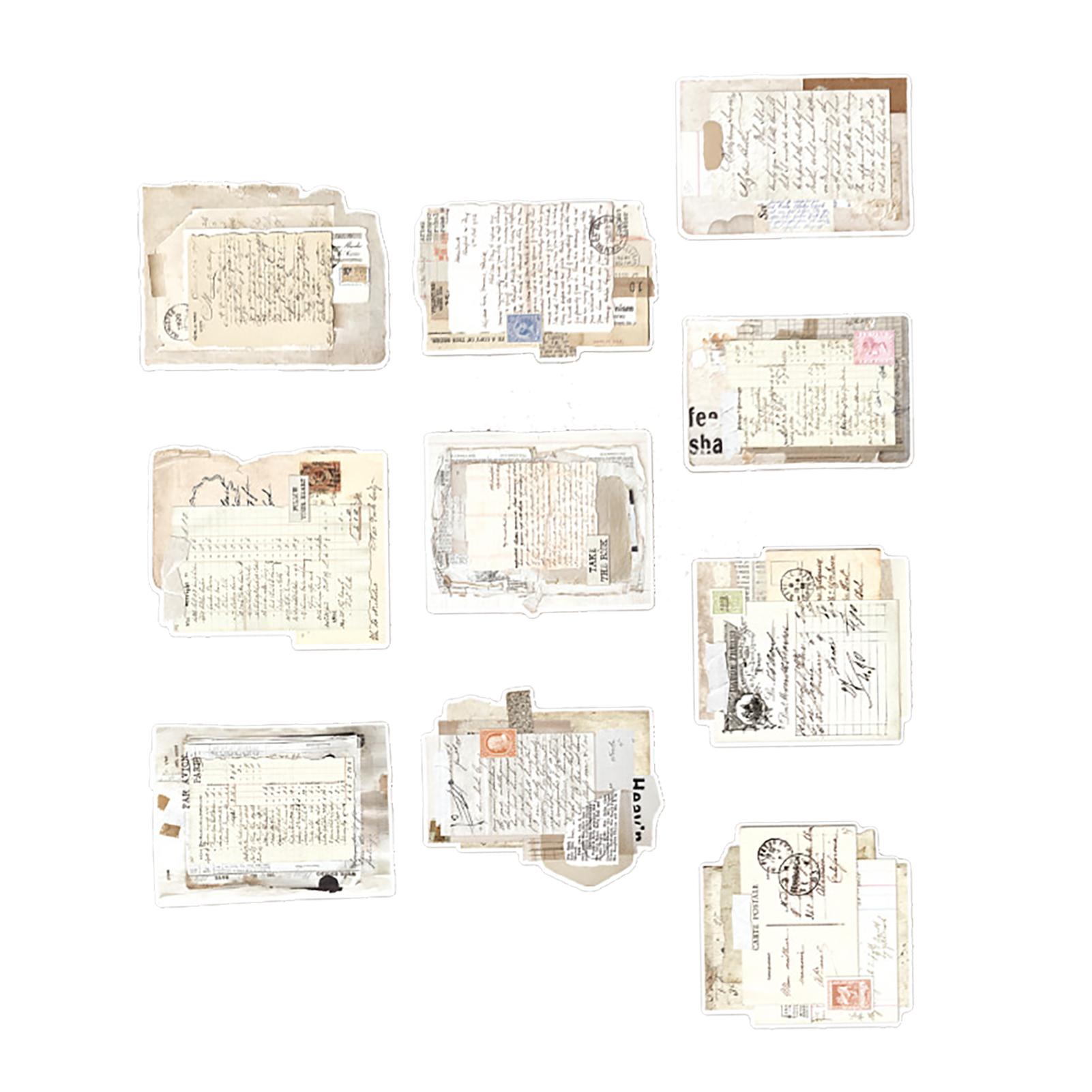 

Скрапбукинг Наклейки Винтажные Декоративные Наклейки для Скрапбукинга для Ведения Дневника Фотоальбом 30 Листов