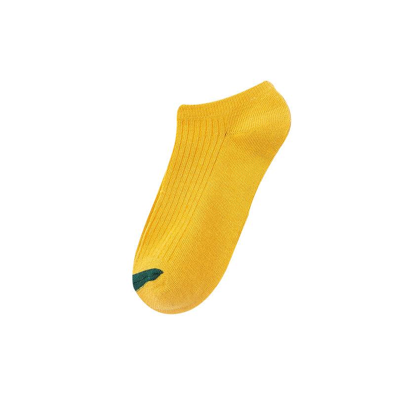 10 Pairs of Women Spring and Autumn Shallow Mouth Invisible Perspirant Breathable Boat Socks