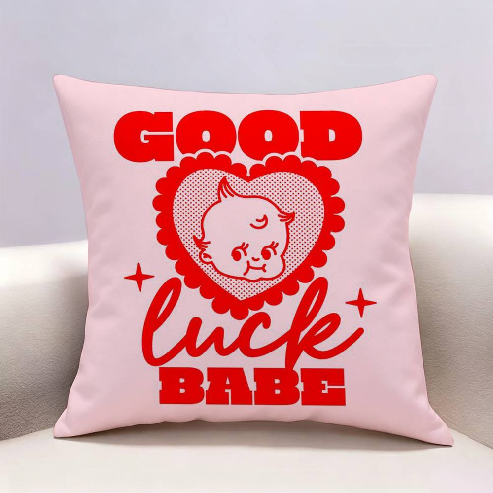 Cartoon KKewpie Doublesided print Pillow Case for Sofa Living Room Home office Decor Protective Cover