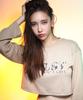 Baust Logo Print Loose Fit Crop Sleeve [Beige]