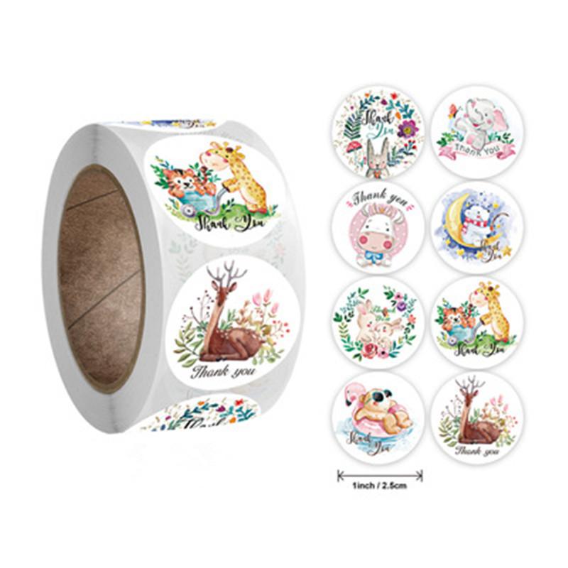 500 Pcs Reward Stickers Motivational Stickers Roll For Kids For School Reward Students Teachers Cute Animals Stickers Labels