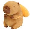 Capybara Bread Croissant Plush Toy Cartoon Animal Stuffed Doll Gift Decoration
