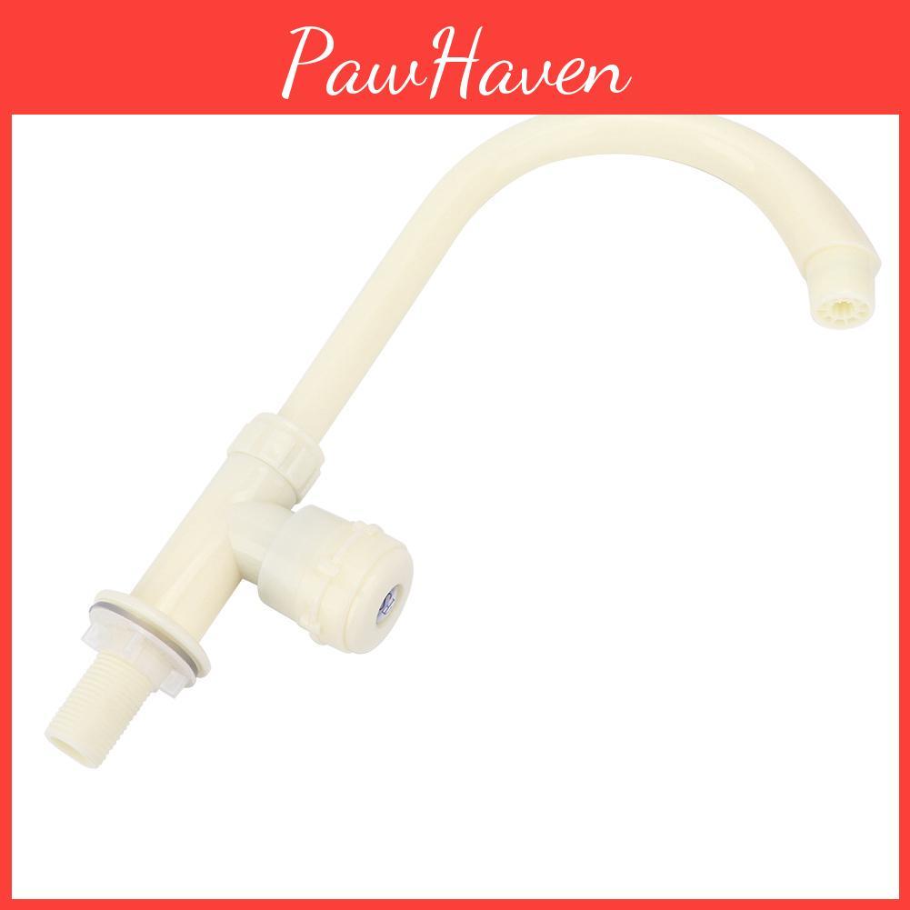 Single Cold Plastic Rotating G12in Kitchen Sink Water Faucet Vertical Water Tap For Home
