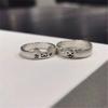 2pcs Adjustable Cute Cats and Dog Cartoon Ring for Women Adjustable Size Friendship Ring Fashion Engagement Jewelry