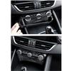 Für Alfa Romeo Giulia Stelvio 2017-2019 Auto Mittelkonsole Klimaanlage Verstellrahmen Zierblende Abdeckung Zubehör,Carbon
