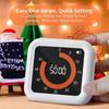Rechargeable Visual Analog Timer Alert Hour Meter Countdown Clock Convenient Rotary Timer  Indoor