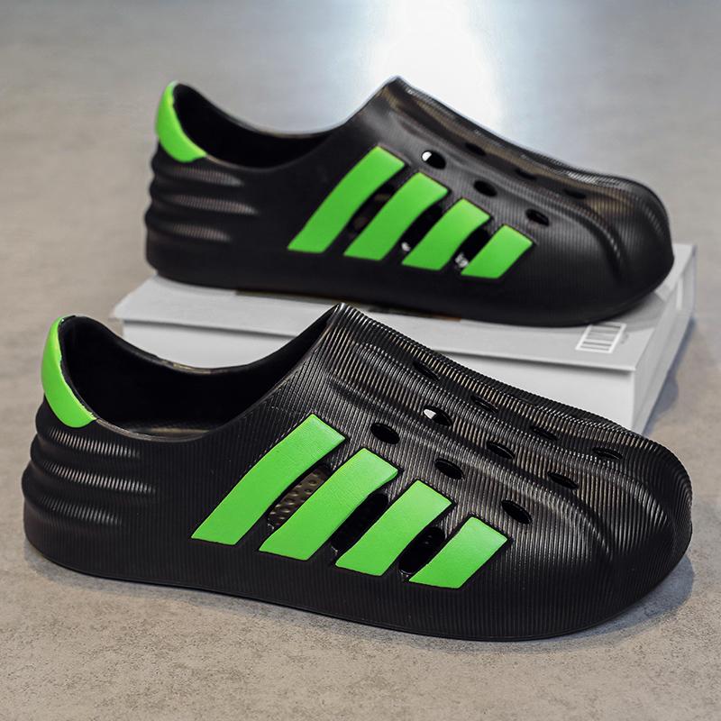 

Мужские новые летние туфли Hole Shoes для пар, сандалии, пляжная обувь для верхней одежды, сабо 45