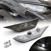 Front LED Side Marker Lights for Honda Civic 10th Gen 2016-2021 Coupe Hatchback With 2Pcs T10 Light Bulbs OEM#HO2551127N