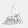 Urban Minimalist Pu Shoulder Bag With Spliced Design For Daily Use