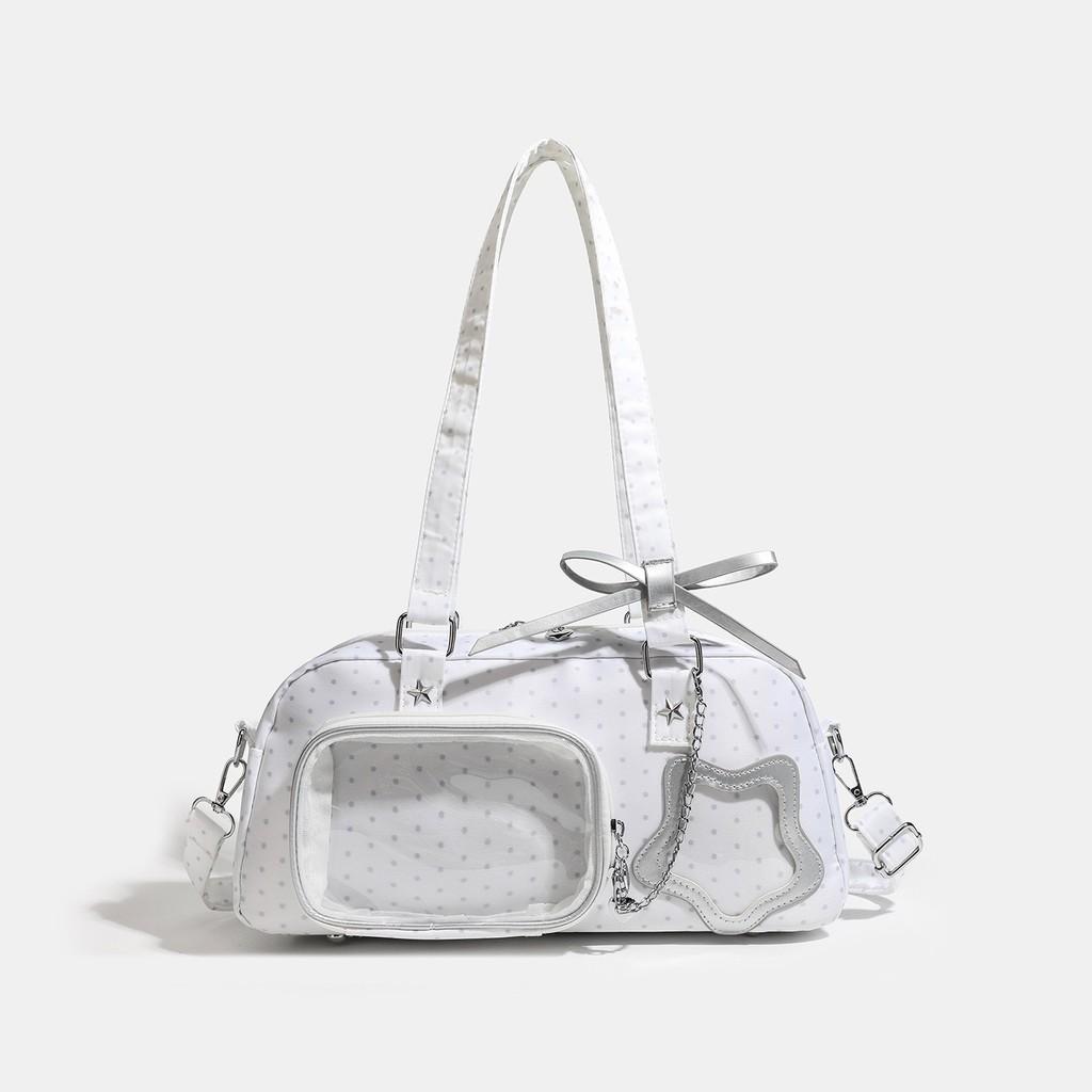 Urban Minimalist Pu Shoulder Bag With Spliced Design For Daily Use