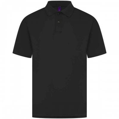 Henbury Mens CoolPlus Moisture Wicking Polo Shirt