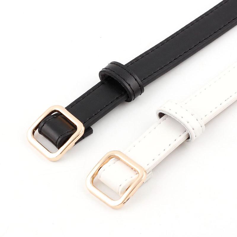 Chic Minimalist Women's Belt In Various Colors Great For Jeans And Casual Looks