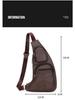 2023 Men's Trendy Chest Crossbody Bag: Versatile Shoulder and Street Backpack for Sports & Commute.
