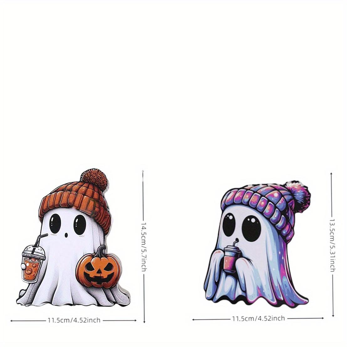 1PC Cute Halloween Ghost Shaped Cartoon Ghost Figurine Craft Toy Ghost Ornament Home Party Creative Decoration