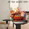 Colorful God of Wealth Symbolizes the Traditional Festival Role of Prosperityperfect for New Year Home Decora and Desktop Decora