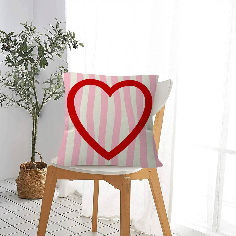 Love Fashion Pillowcase Toon Gift Cushion Cover Bedroom Home Sofa Chair Seat Decor Pillow Case