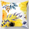 Fashion yellow decorative pillowcase, living room sofa office seat waist cushion  cover  aesthetic home decoration