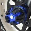 2 Stück Universeller Motorrad Vorderradaufhängungsschutzbecher Aluminium Anti-Kollisions-Vorderradgabel Radsturzschutz Moto Teile