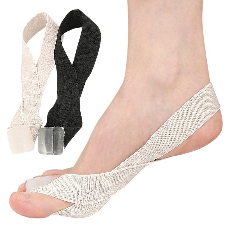 Forefoot Pad Hallux Valgus Orthosis Day Night Use Big Bone Overlapping Toe Separator Tension Band Cloth Strip