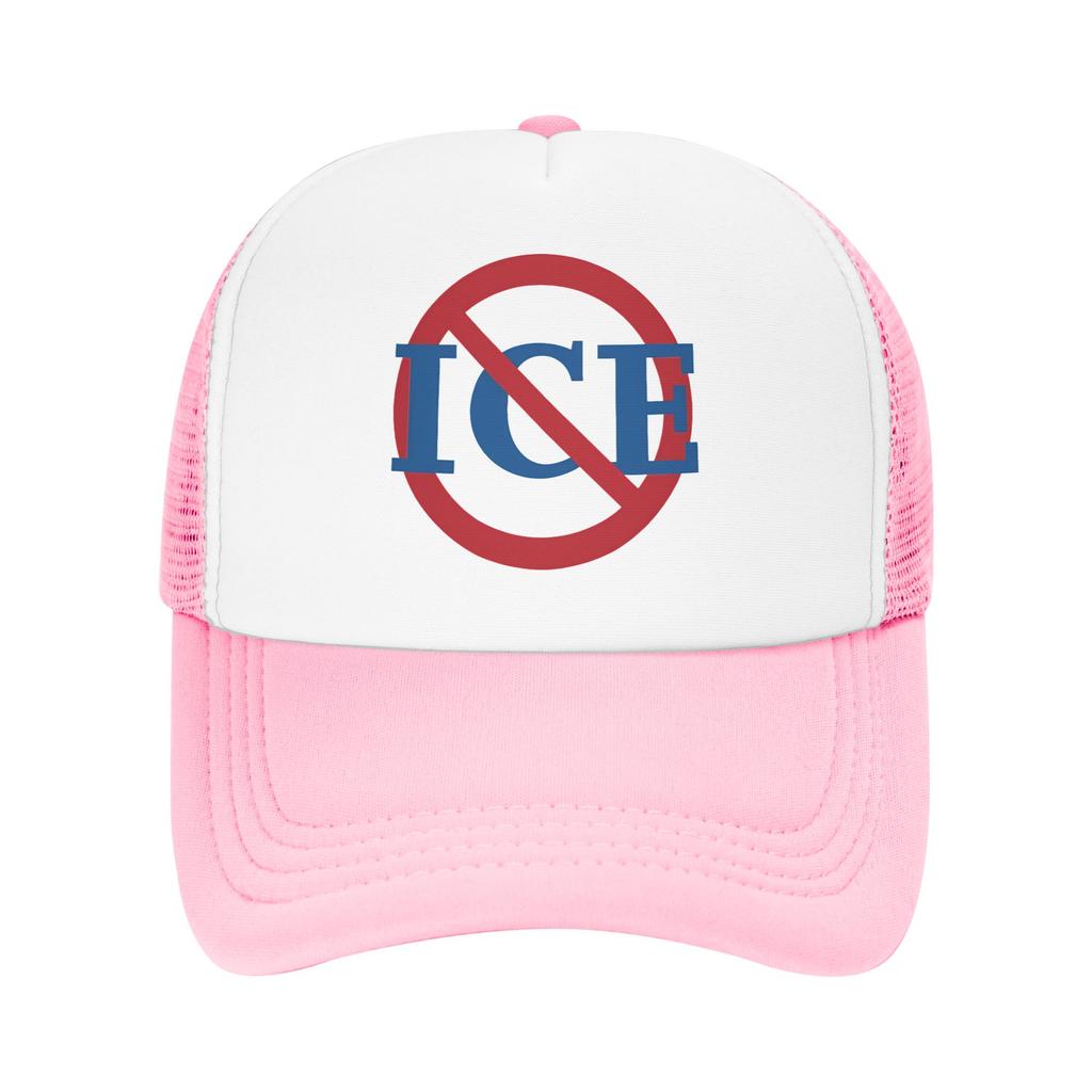 No ICE Mesh Sun Hats Unisex Men Design Trucker Hat Summer Casual Outdoor Sport Breathable Baseball Caps