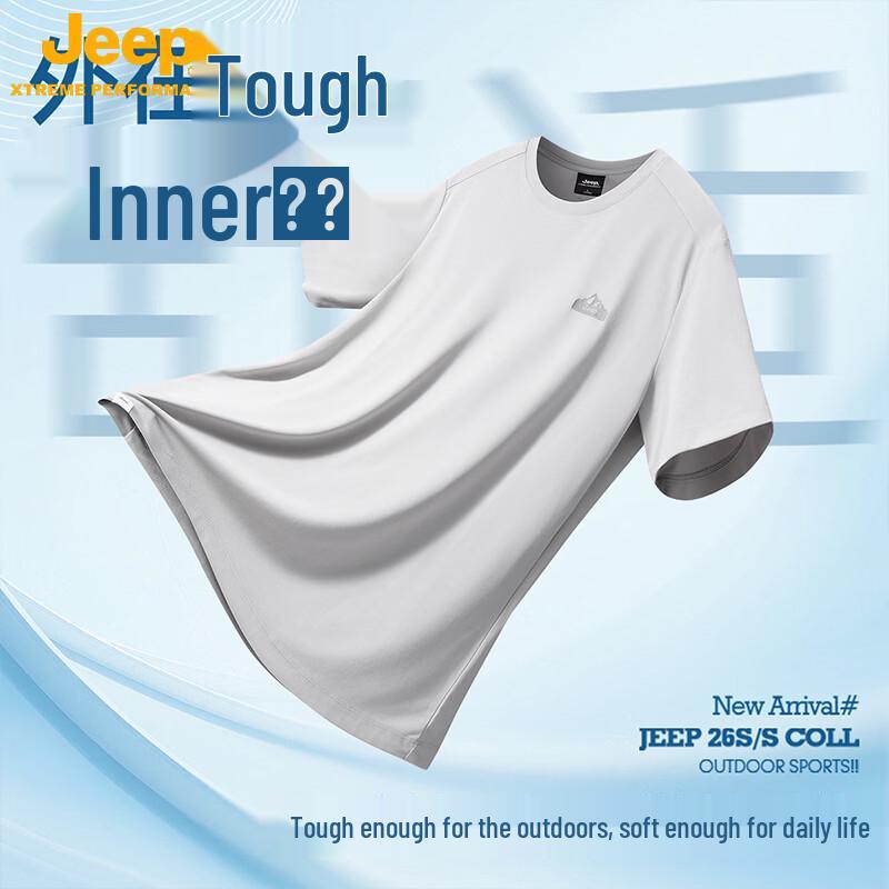 JEEP Men s Ice Silk Quick Dry T-Shirt L