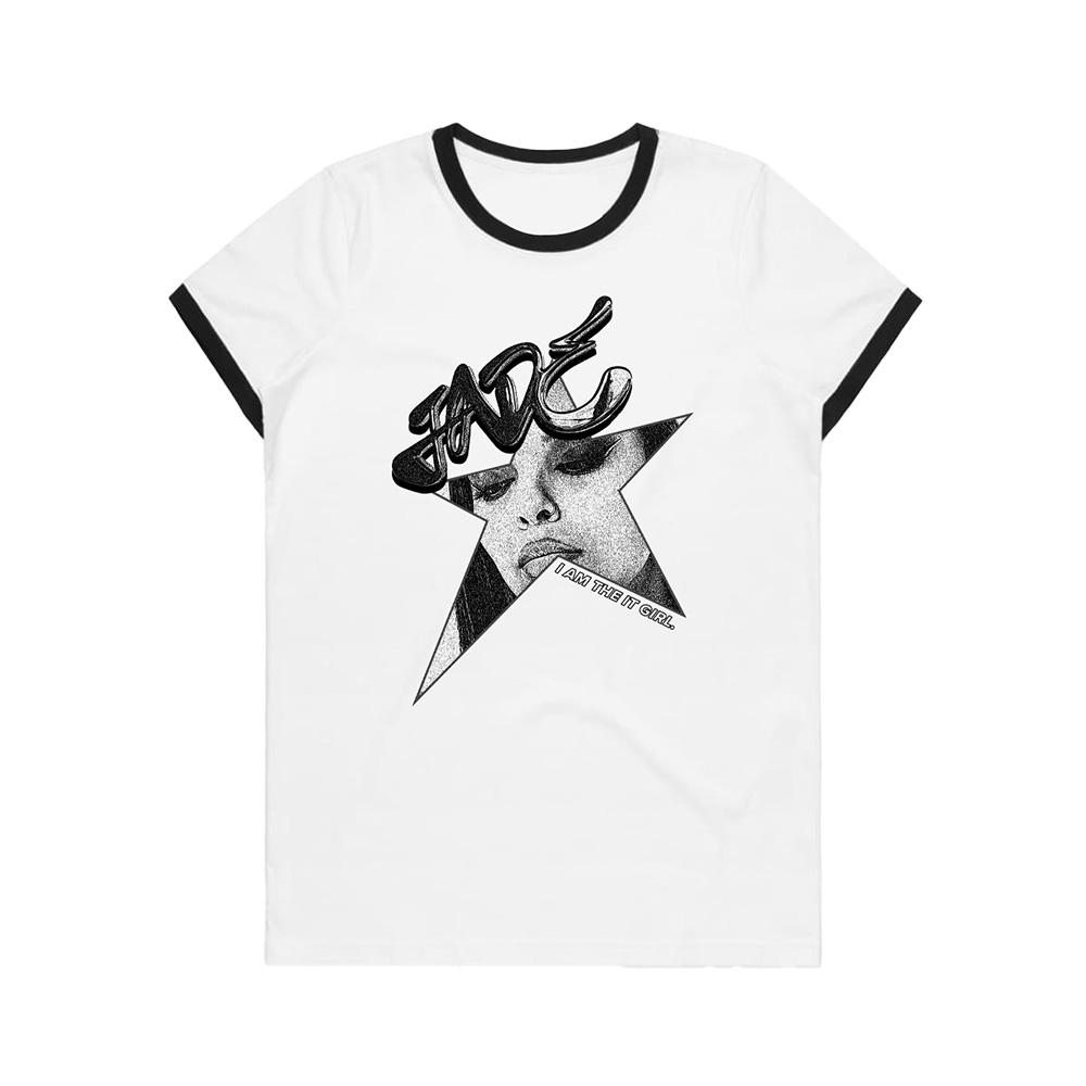 JADE STAR T-SHIRT Jade Thirlwall That s Showbiz Baby! Shirt Fashion Women Men Round Neck Short Sleeve Tee Harajuku Clothing Y2K S