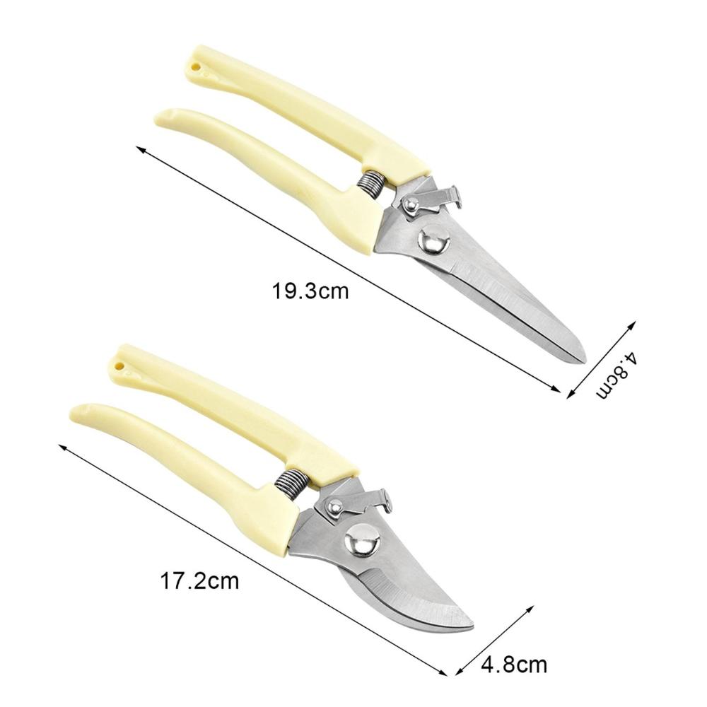 Straight/Bent Head Comfortable Grip Garden Supplies Branch Shears Pruning Shears Grafting Tool