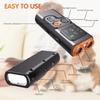 LED Flashlight Ultrasonic Dog Repeller USB Rechargeable Portable Bark Control HD Display Dog Attack Prevention Best Choice