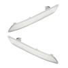 Riflettore paraurti anteriore bianco trasparente Migliora la visibilità dell'auto Riflettore indicatore laterale per X6 E71 2008‑2013
