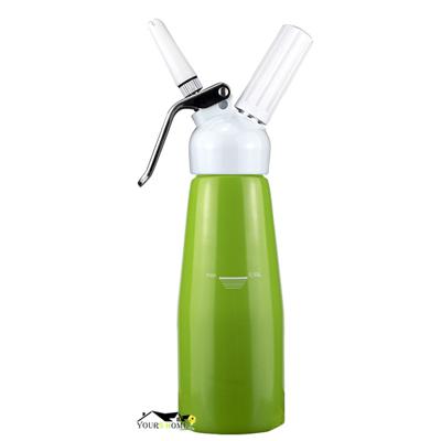 500ML Cream Dispenser Whipped Whipper Artisan Cream Whipper with Decorating Nozzles Made of Aluminum Barware