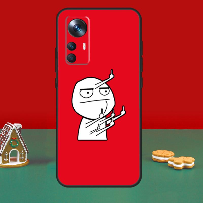 

Забавный человечек средний палец для POCO M6 Pro X6 Pro X3 X5 F3 F5 M5s чехол для телефона Xiaomi 14 12T 11T 13T Pro 12 13 Lite POCO X6