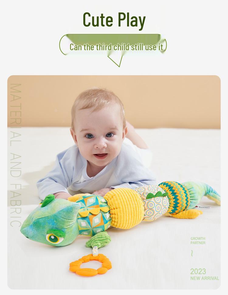 Sozzy Chameleon Plush: Color-Changing, Soothing Music Baby Toy for Newborns and Infants (0-1 Year) Educational & Enlightenment.