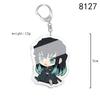 Demon Slayer Kimetsu No Yaiba Infinity Castle Acrylic Key Ring Iguro Obanai Tokitou Muichirou Action Model Figure Toys Premium Quality