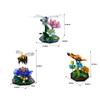 Gobricks MOC Honeybee Butterfly Dragonfly Bricks Cute Model Bee Garden DIY Building Blocks Set Educational Toys For Kids Gift