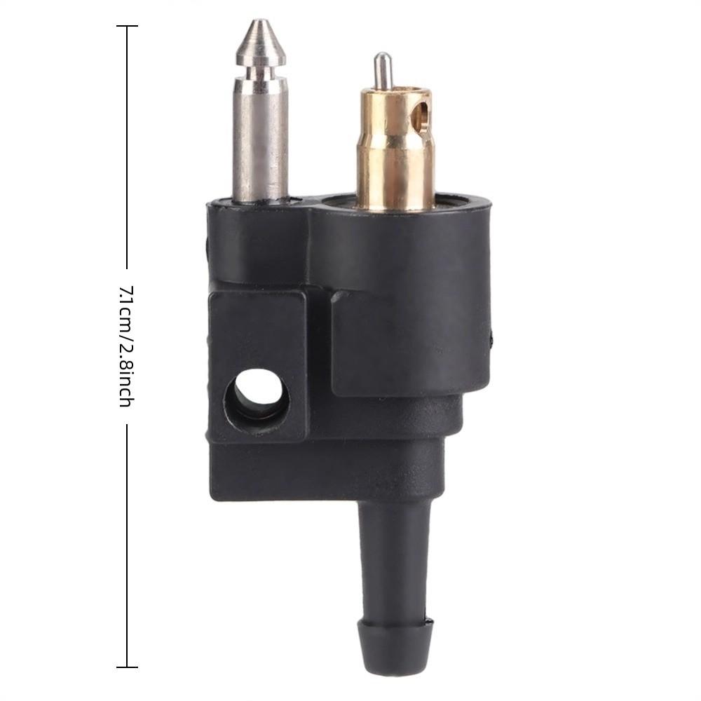Connettore Serbatoio Carburante in Plastica Connettore Maschio Nero Giunto Tubo Motore Fuoribordo Motore Fuoribordo