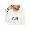 Polo Ralph Lauren Letter Print Hooded Drawstring Long Sleeve Fleece Jacket Men Jacket White 710920251-001