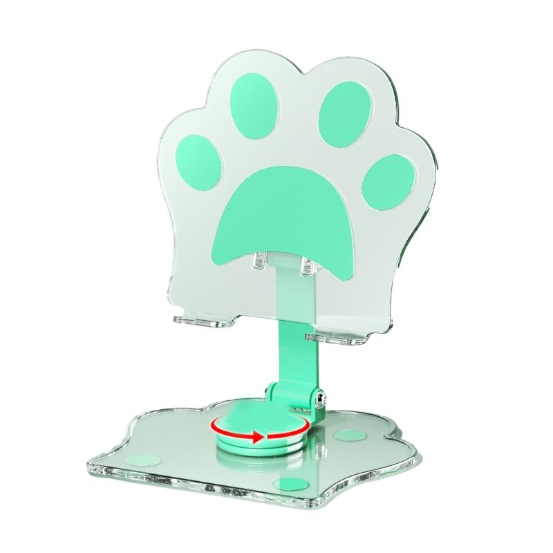 Strong Clear Phone Holder with Not  Slip  Pad Acrylic Desktop Mobile Phone Stand for Tablets Up To 12.9 Inches