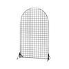 Floor-Standing Wrought Iron Mesh Jewelry Display & Artwork Hanging Stand