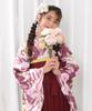 Hakama Graduation Elementary School Graduation Ceremony Elementary School Hakama Hakama Gorgeous Junior Beautiful Red Cherry Hakama String Bottom