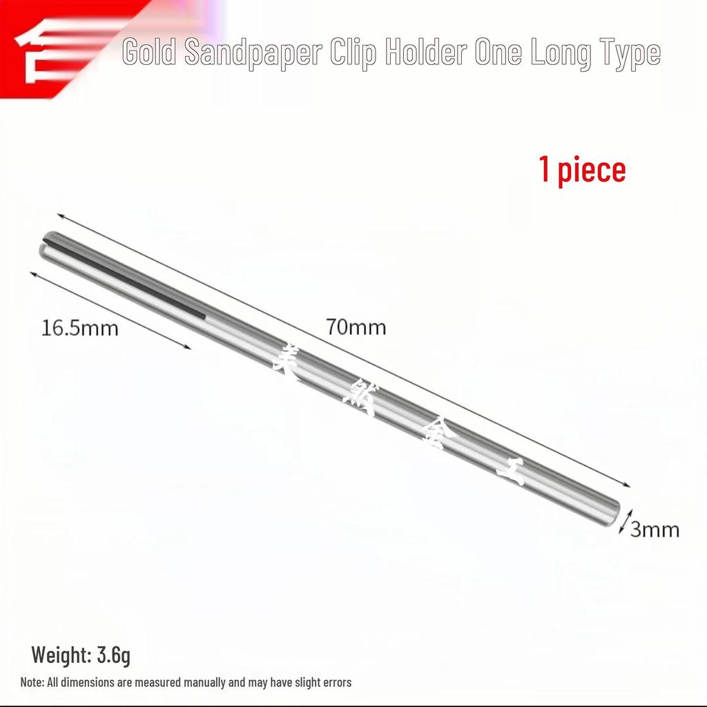 Sandpaper Holder Rod & Polishing/Grinding Clip for Dental Drill Extensions