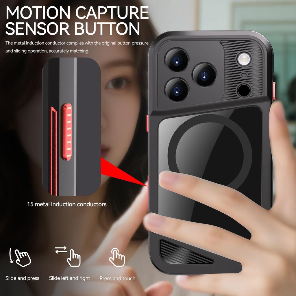 For IPhone 17 Pro Max 17Pro Air IP68 Waterproof Protection Case Shockproof Magnetic Cover PET Screen Protector Aluminum Bumper