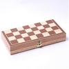 Folding Wooden International Chess Set Pieces Set Board Game Funny Game Chessmen Collection Portable Board Game