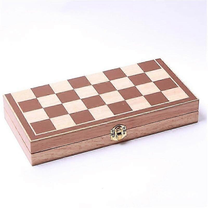 Folding Wooden International Chess Set Pieces Set Board Game Funny Game Chessmen Collection Portable Board Game