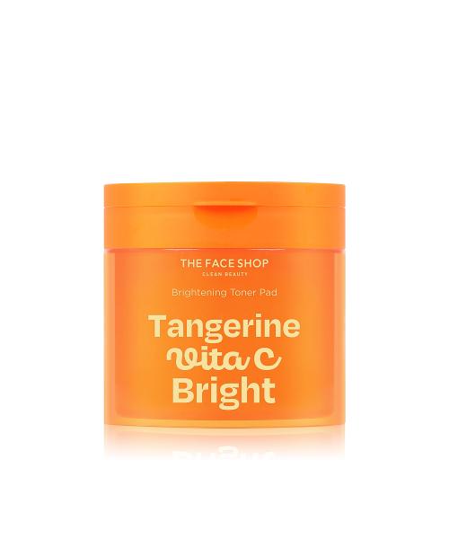 The Face Shop Tangerine Vita C Brightening Toner Pad 90 Sheets