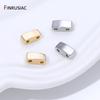 14K Gold Plated Brass Metal Two-holes Spacer Beads For Jewelry,Separator For Beads,DIY Bracelet Necklace Making Accessories