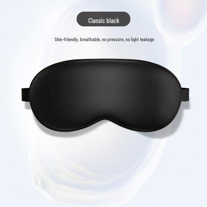 Masque pour les yeux en soie double face pour hommes et femmes: Options de blocage de la lumière et de compresses chaudes/froides pour le sommeil et la relaxation
