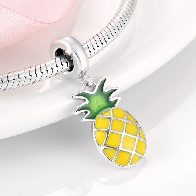 925 Sterling Silver Candy Colored Baby Swimming Ring Pendant Beads For Jewelry Making Fit Original Designer Charm Fine Bracelet