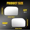 Non-Heated Driver Mirror Side Glass Fits 2007-2014 Toyota FJ Cruiser Left Right